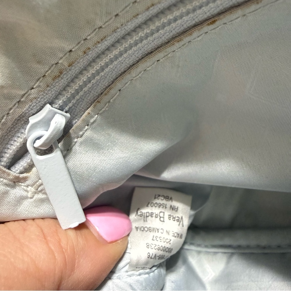 Vera Bradley Women Purse Shoulder Handbag RFID LITTLE HIPSTER LISBON MEDALLION - Picture 8 of 11